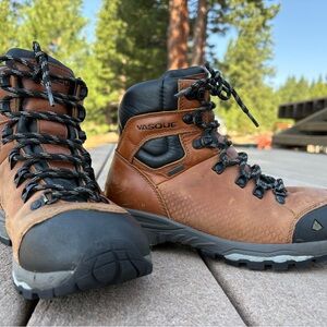 Vasque Tan and Black Outdoor Boots